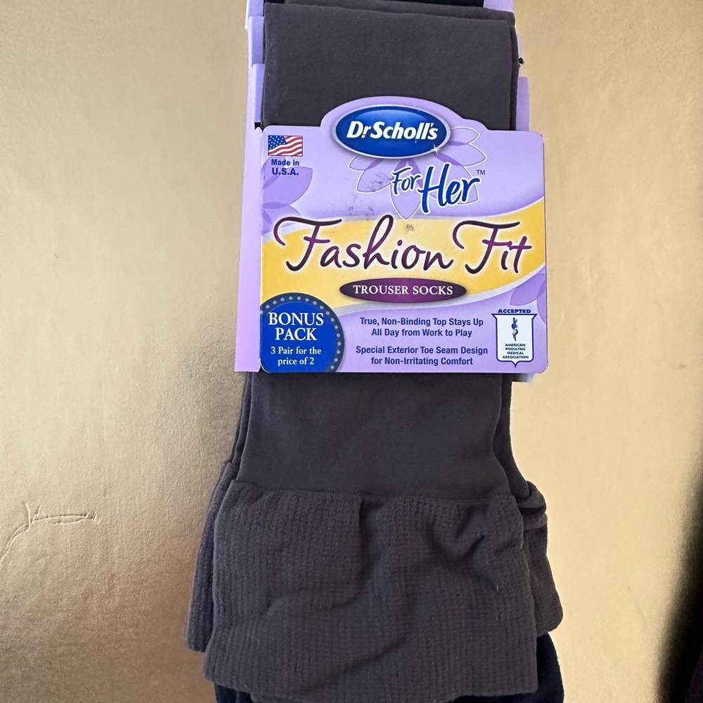 2 sets of Dr. Scholl’s Trouser Socks and George Knee High Boot Socks - Picture 2 of 6